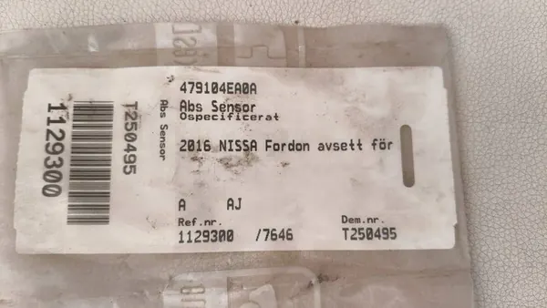 Sensor ABS Frontal Qashqai X-Trail Kadjar 479104EA0A image 3