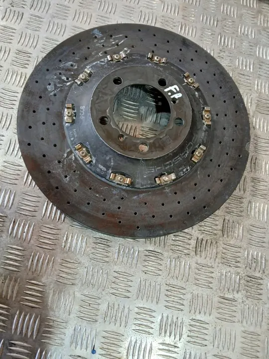 Disque de frein céramique Porsche 991 avant droit OEM 991 Turbo image 2