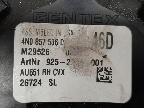 Kovertti Peililasi Oikea Tummennettu Audi image 4