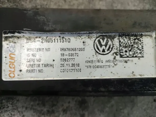 Mola de lâminas traseira VW Crafter OEM 2N0511151Q image 3