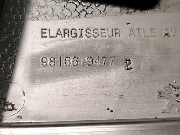 Peugeot Rifter Modanatura Parafango Sinistro OE 9816619477 image 5