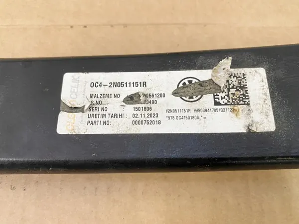 Volkswagen OE 2N0511151R TGE Ressort à Lames Usagé image 4