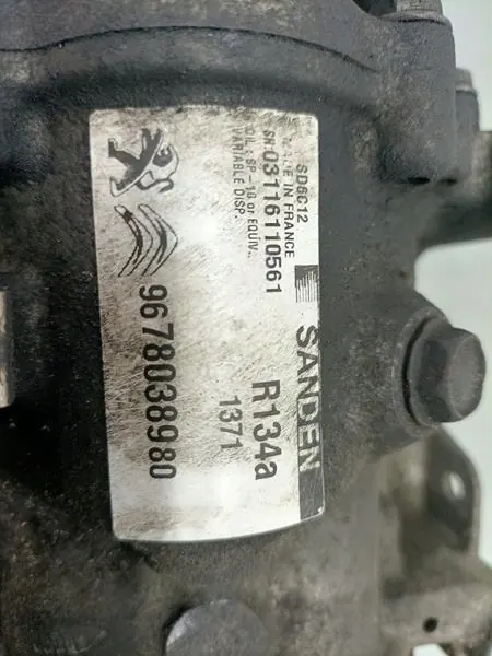 Compresseur de Climatisation Peugeot 508 1.6 Blue HDI 9678038980 image 4