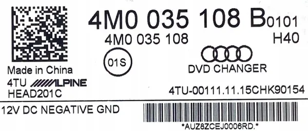 CD-wisselaar OEM 4M0035108B voor Audi A6 A7 RS6 RS7 image 4