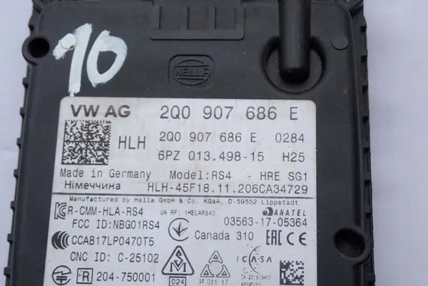 VW AUDI SEAT SKODA Radarassistent 2Q0907686E image 2