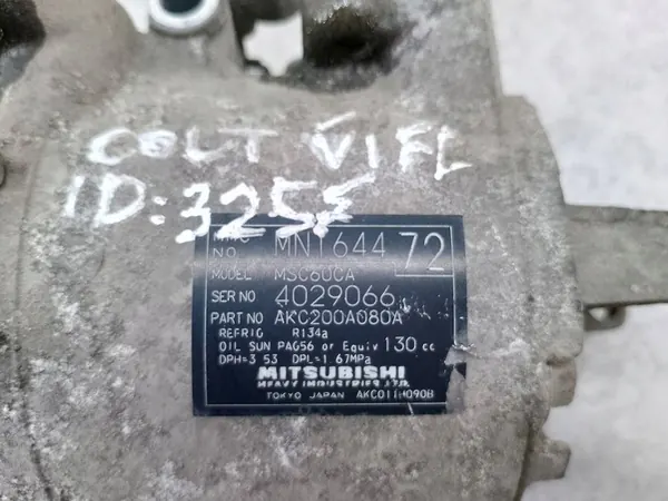 Compresor de Aire Acondicionado Mitsubishi Colt VI FL 1.3 MN164472 AKC200A080A image 2
