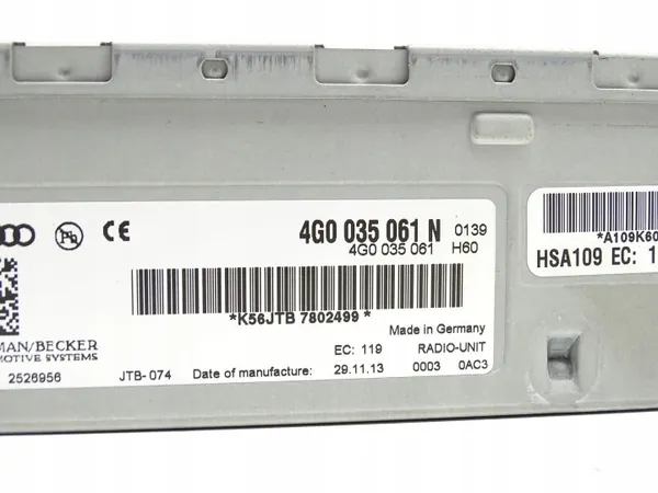 Audi Radio Tuner Modul OEM 4G0035061N - Begagnad image 4