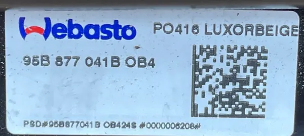 Techo Panorámico Porsche OEM 95B959591A para Macan S image 3
