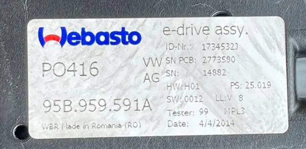 Techo Panorámico Porsche OEM 95B959591A para Macan S image 5