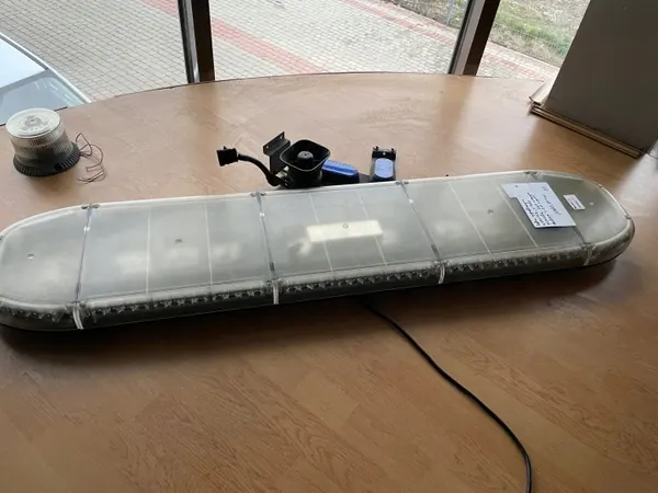 Barre d'avertissement LED 12/24V avec contrôleur 912x120 image 2