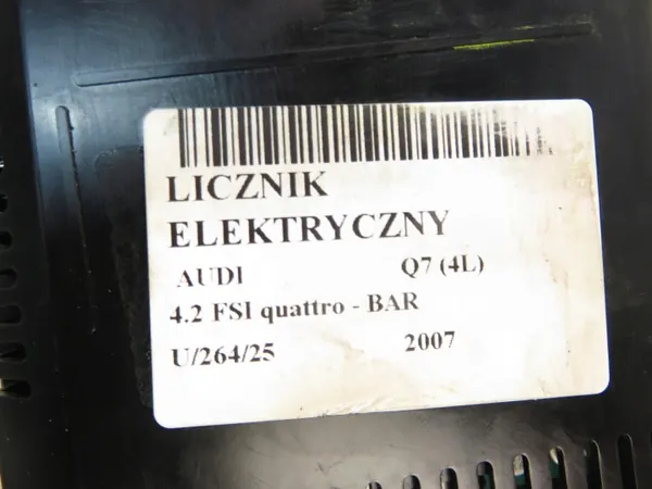 Audi Q7 4.2 FSI Instrumentpanel OEM LICZNIK - Begagnad image 3