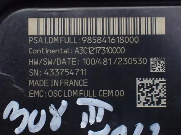 Módulo Convertidor LED OEM 985841618000 Peugeot 308 III image 3