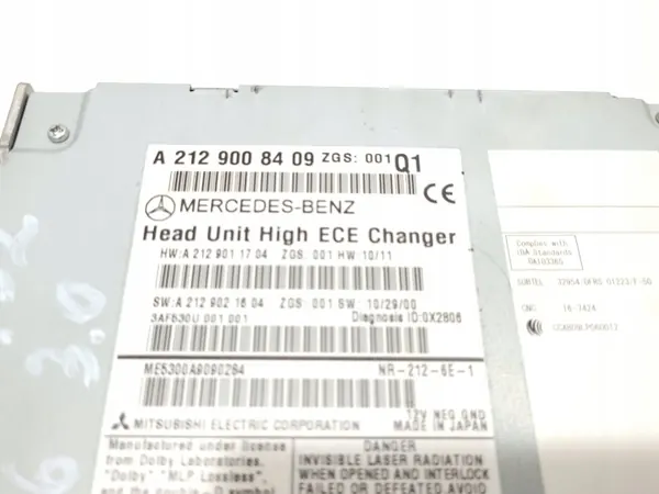Radio Nav COMAND Mercedes OEM A2129008409 Occasion image 4