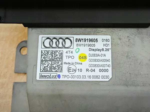 MMI Navigationsdisplay OEM 8W1919605 Audi A4 B9 image 6