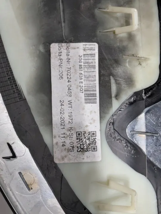 OEM 3G0857538E Peilinkotelo oikea etu VW Passat B8 image 5