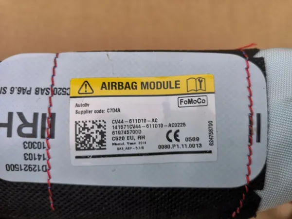 Airbag Ford Kuga MK2 13-18 CV44-611D10-AC Asiento Derecho image 3