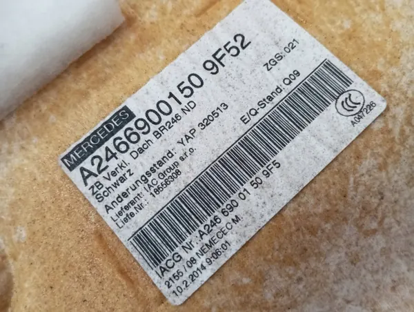 Teto Mercedes Classe B 246 usado OEM A2466900150 image 5