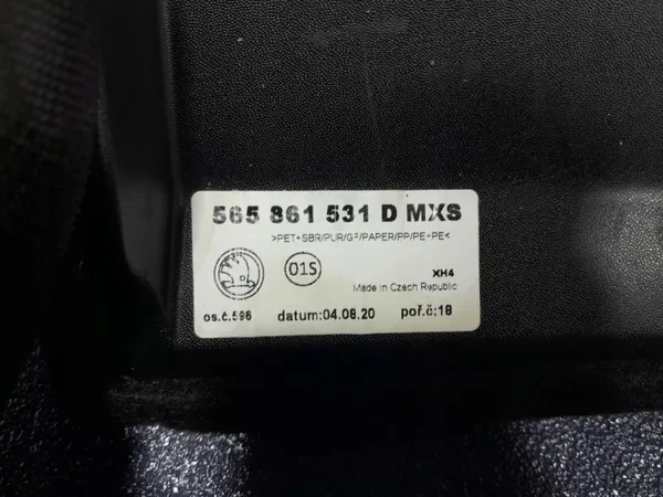 Skoda Kodiaq tavaratilan matto OEM 565861531D - Käytetty image 3