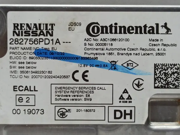 NISSAN JUKE II F16 Telematikmodul 282756PD1A image 3