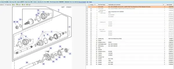 Fram vänster axel Saab 9-5 2.0L 2011 10090883 image 5