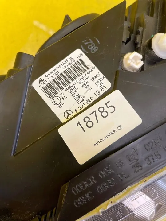 Linker Lamp MERCEDES S-KLASSE W221 05- A2218201961 image 3