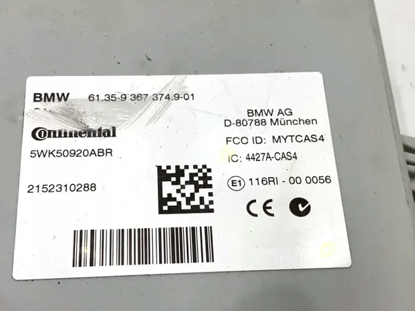 Módulo CAS OEM 9367374 para BMW F25 - Usado image 4