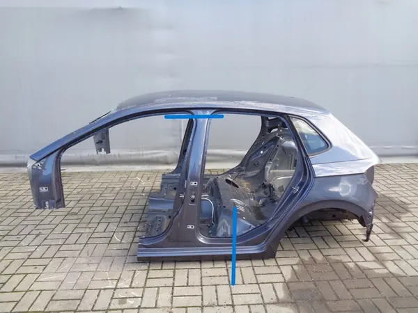 VW Polo VI 6 2G Pilar Central Esquerdo LB7Q image 2