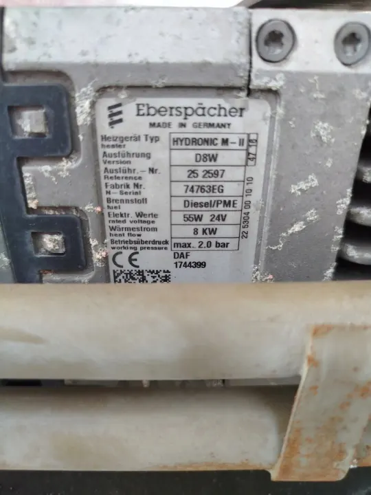 Webasto Heizung OEM 1744399 für DAF XF 105 image 4