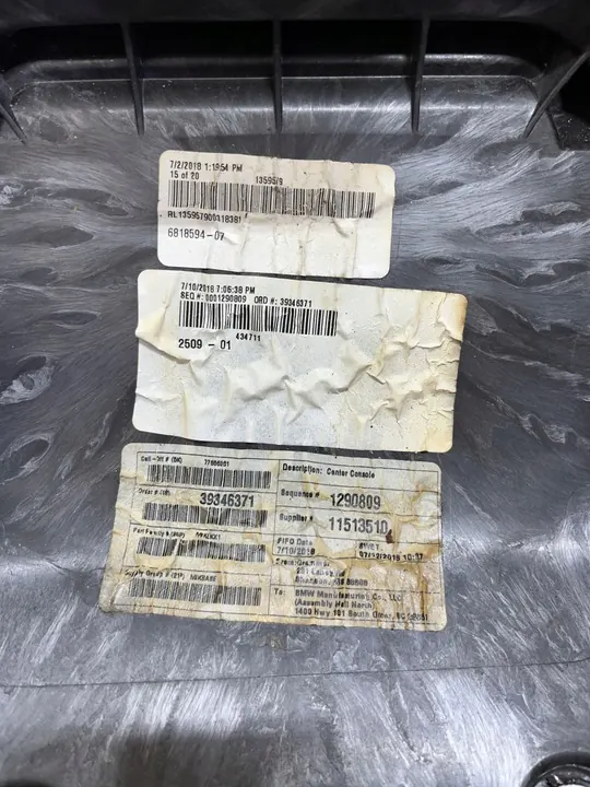 Middenconsole BMW X3 G01 Zwart OEM 6818594 image 9