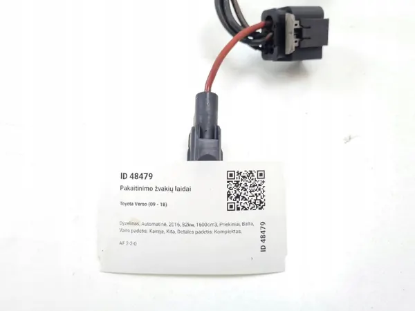 Toyota glödstiftkabel OEM MAM48479 - Begagnad image 3