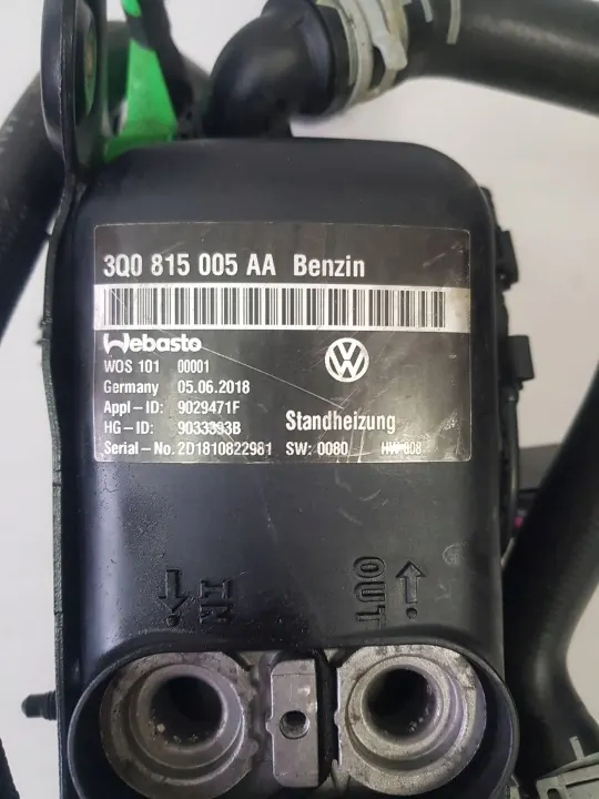 Stookverwarming Webasto OEM 122R000258 voor VW Passat B8 image 6