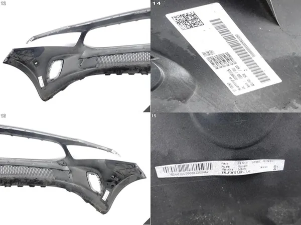 MERCEDES A-KLASA W177 18- Parachoques + Rejilla + Deslizadores Frontal image 10