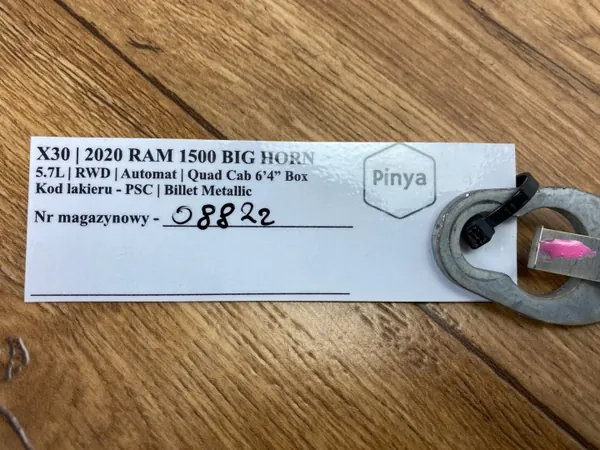 Peräluukun köysi Dodge Ram 1500 2019+ OEM linka ram pinya image 9
