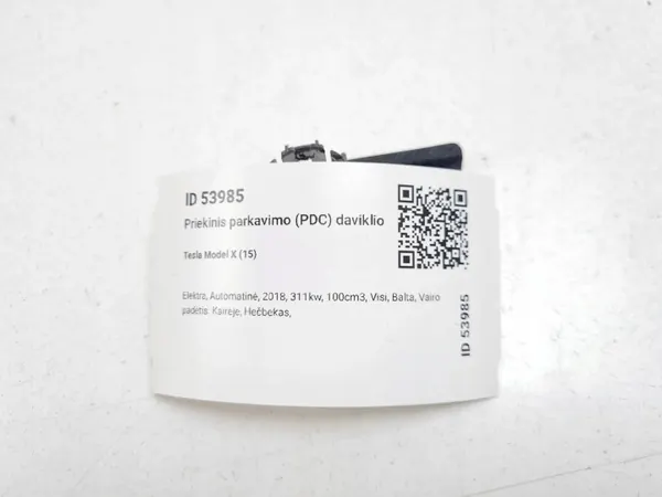 Soporte sensor aparcamiento parachoques delantero Tesla Model X OEM 109746600A image 4