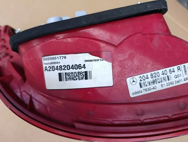 MERCEDES W204 Rechter Achterlamp A2048204064 image 3