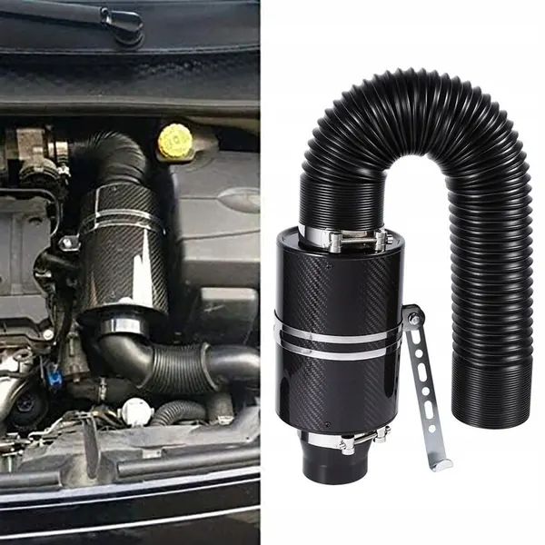Filtre à air conique carbone 76mm pour moteurs jusqu'à 240 ch OEM 6932586005237 image 4