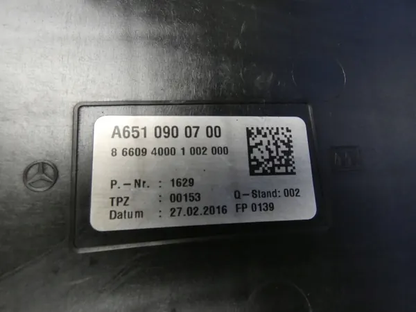 Mercedes-Benz luftfilterhus OEM A6510900700 image 3
