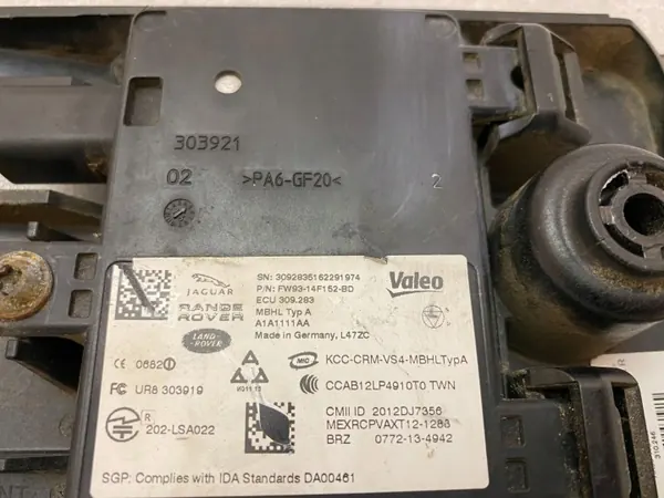 Módulo ponto cego Jaguar XE OEM FW9314F152BD image 6