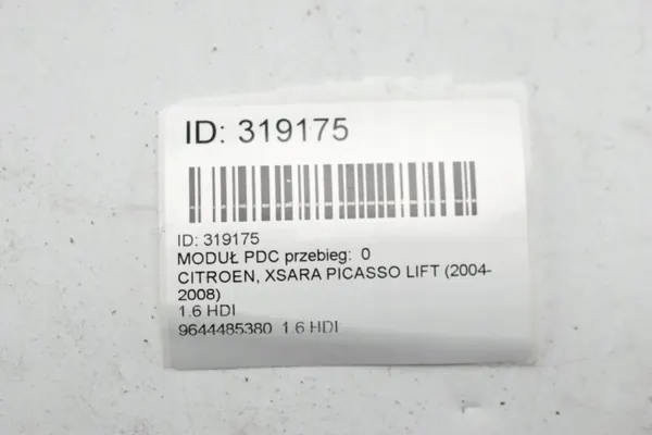 PDC-modul OEM 9644485380 för Citroen Xsara Picasso image 5