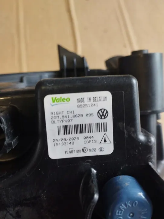 VW T-Cross Farol Direito Original Europa 2GM941662B09S image 9
