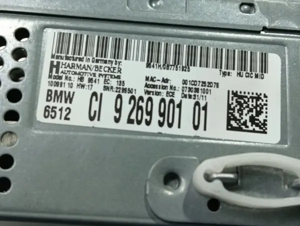 BMW OEM 9269901 Navigatieradio voor 5-serie F10/F11 image 4