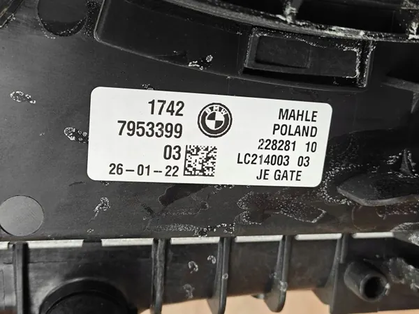 CHŁODNICE KOMPLET BMW 5 G30 G31 LCI 540i Xdrive 530i G32 G11 G12 24km image 9