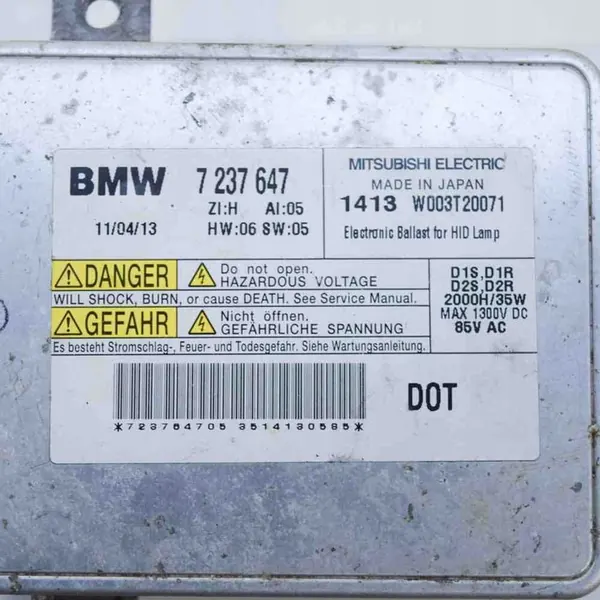 Módulo de luz LED BMW X1 (E84) W003T20071 image 6