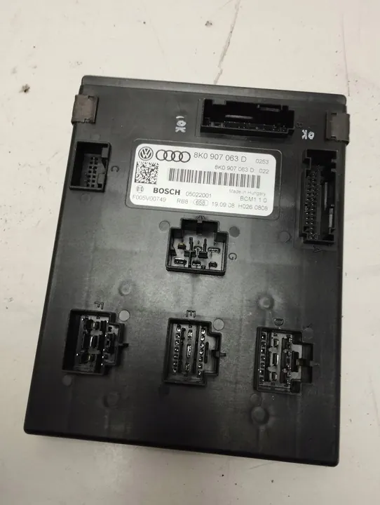 Módulo de Controle de Conforto Audi A4 B8 8K0907063D image 3