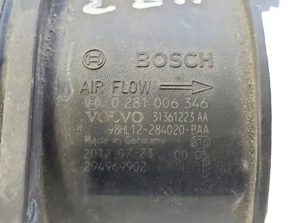 MASSENLUFTSENSOR VOLVO S60 II 2.0 D3 0281006346 image 6