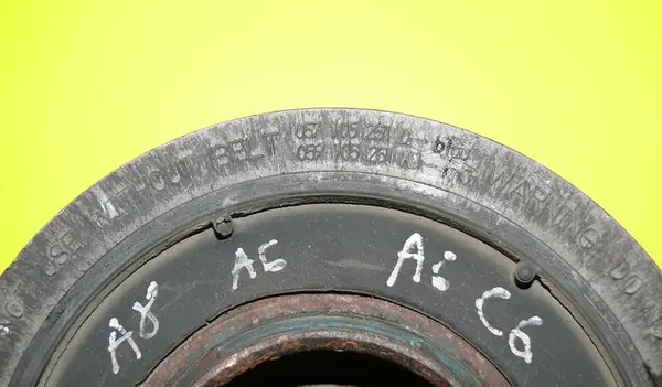 Polia do virabrequim Audi A6 C6 3.0 TDI 220CV 04-08 057105251D image 4