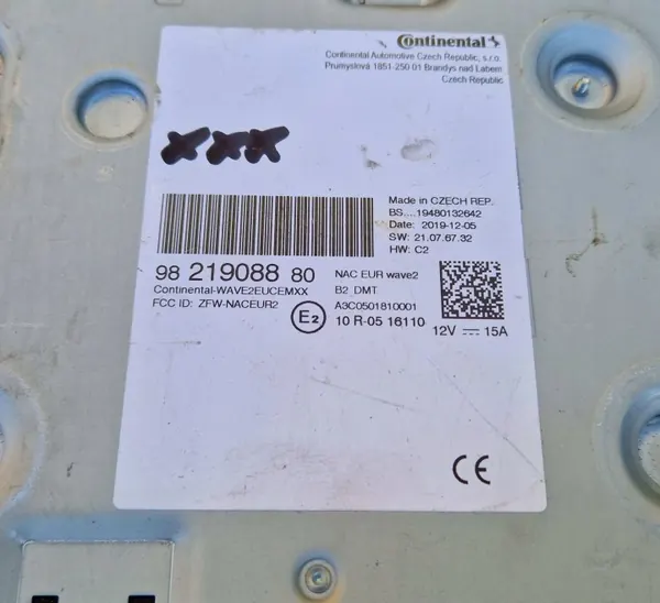 Módulo Rádio Navegação OEM 9821908880 2017 image 3