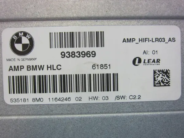 Module Ampli Audio BMW 3 F34 OEM 65126841967 image 7