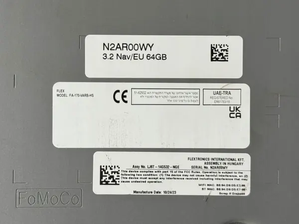 64GB geheugenmodule Ford Kuga MK3 2023 OEM LJ6T-14G532-NGE image 4