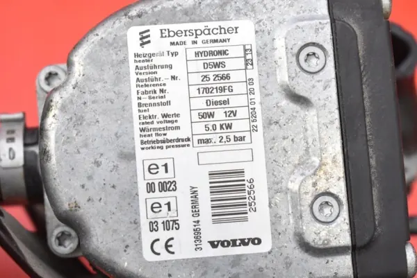 Calefactor Webasto OEM 31369512 para Volvo V40 2.0 D3 image 8